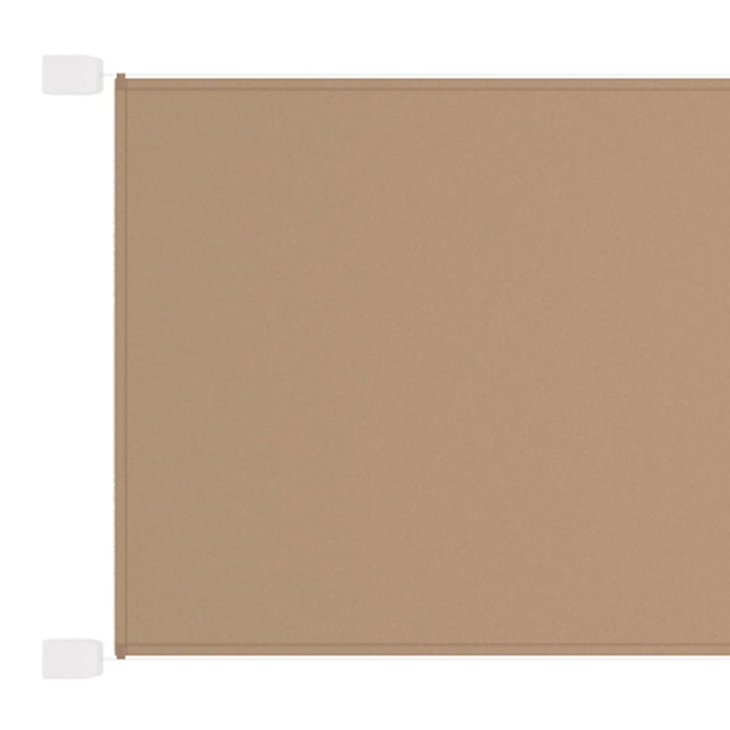 vidaXL Vertikální markýza taupe 100 x 420 cm oxfordská látka